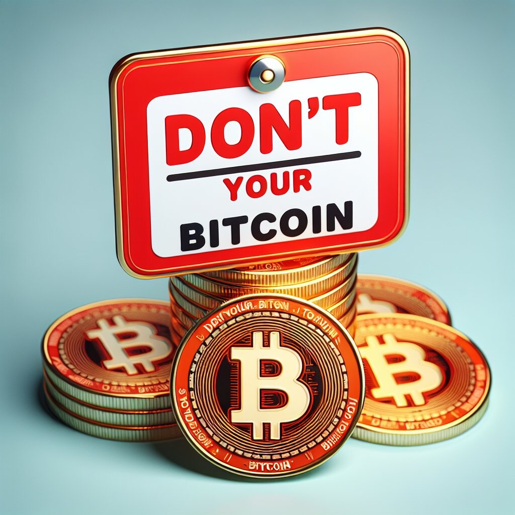Don't sell your bitcoin