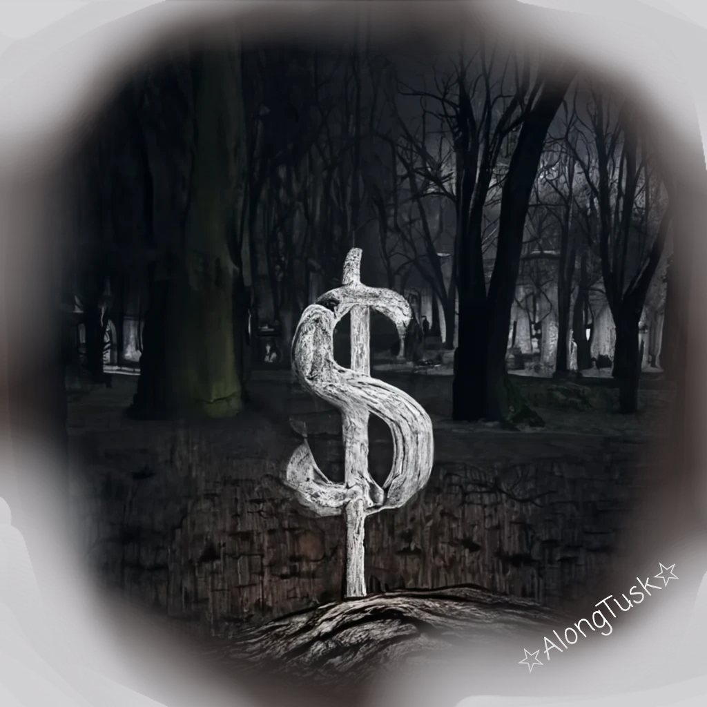 Dollar Cemetery by Along Tusk