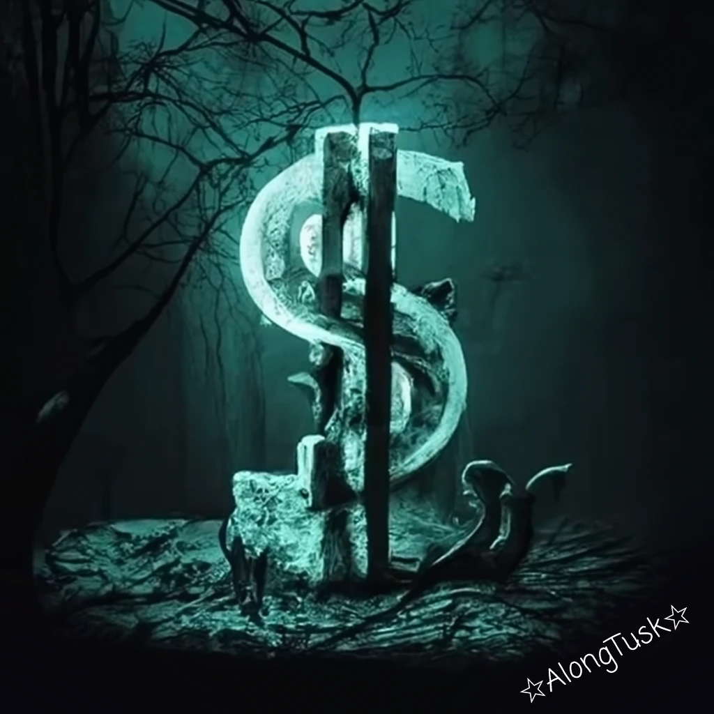 Dollar Cemetery by Along Tusk
