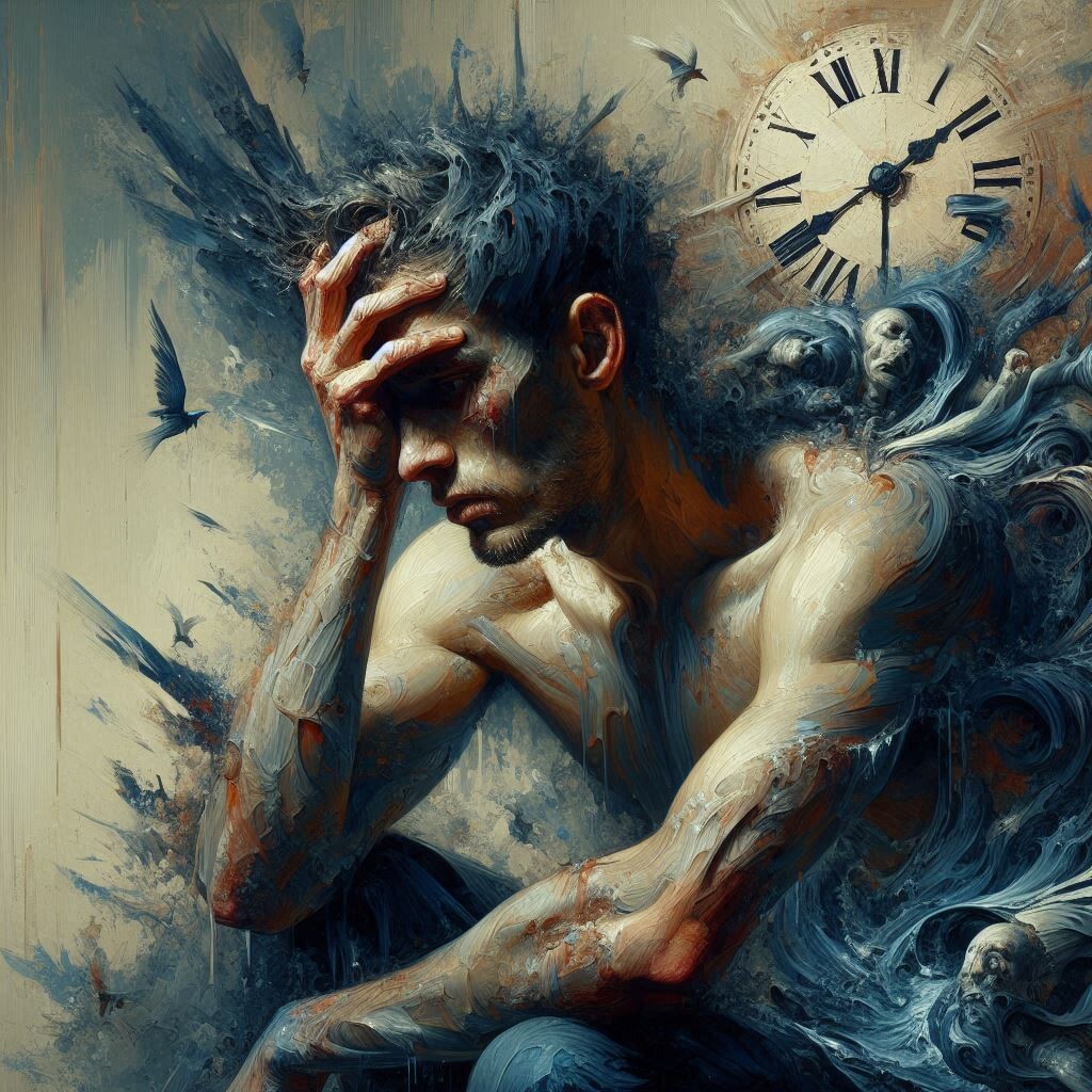 Bing generated image of dying double time