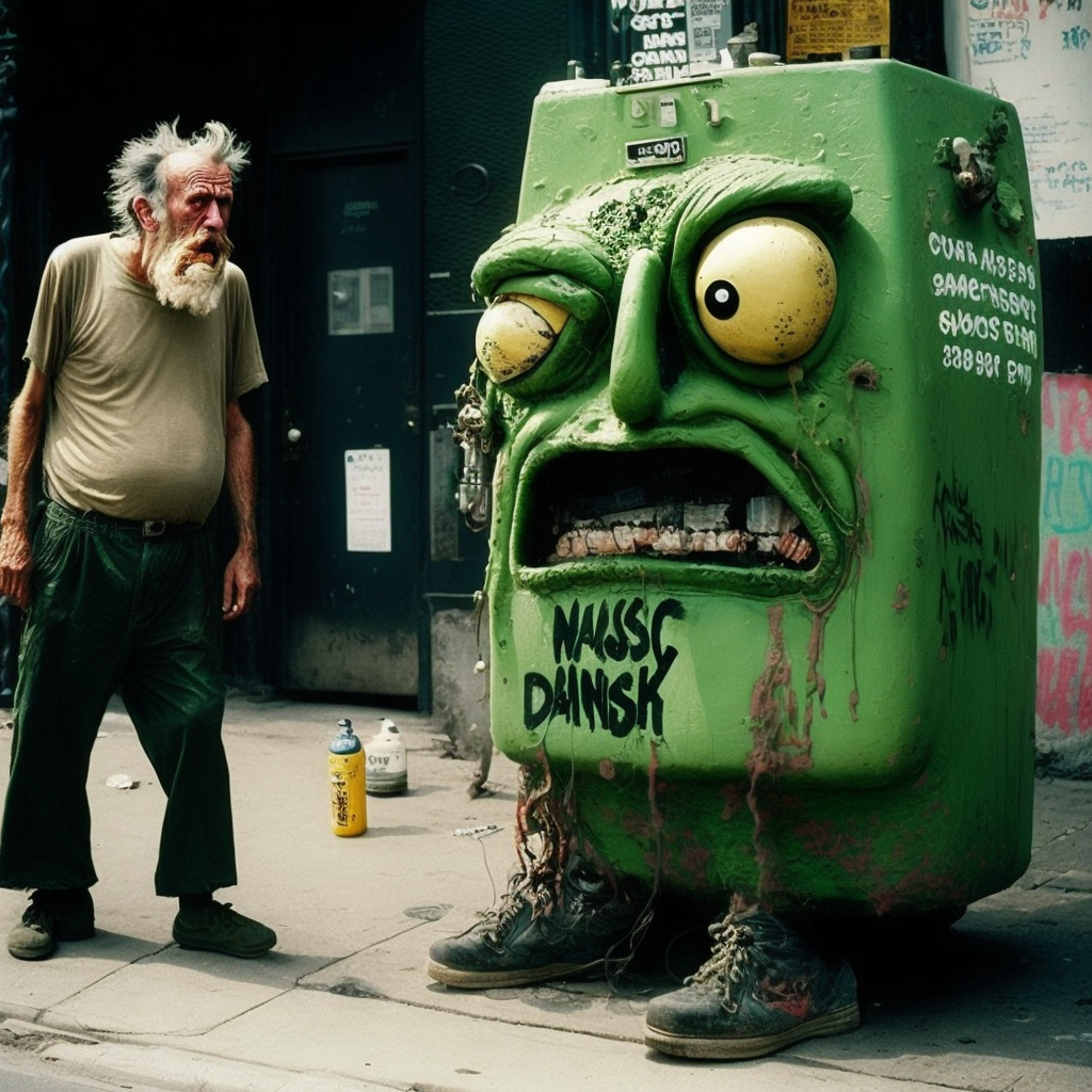 Delirium at the Bottle Bank | Delirium am Altglascontainer