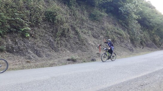 the story of falling of the bike and injury