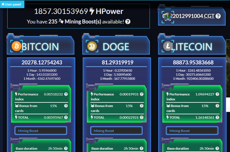 Shows the Mining Room section of this game