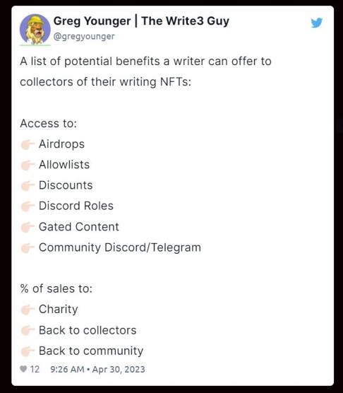 greg younger twitter writing nft