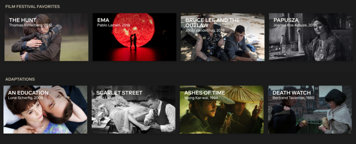 MUBI screenshot