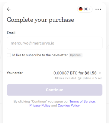 Purchase StealthEX