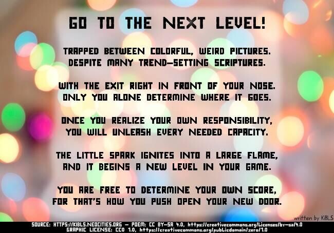 Go to the next level!