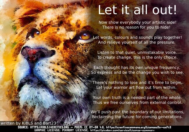 Let it all out!