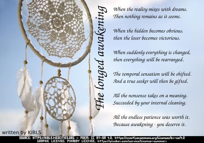 The longed awakening