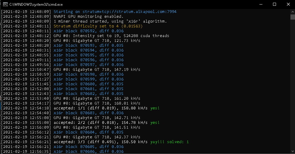 Test settings to copy for ccminer -a scrypt -o stratum+tcp://tbdice.org:13333 -u LN1uq1tVFzQjyux3zkDYMFxCEv7SYZoVRR -p diff_16:DRvMGniTnX73yEML5h9h7LfG7twmwcnpiY pause