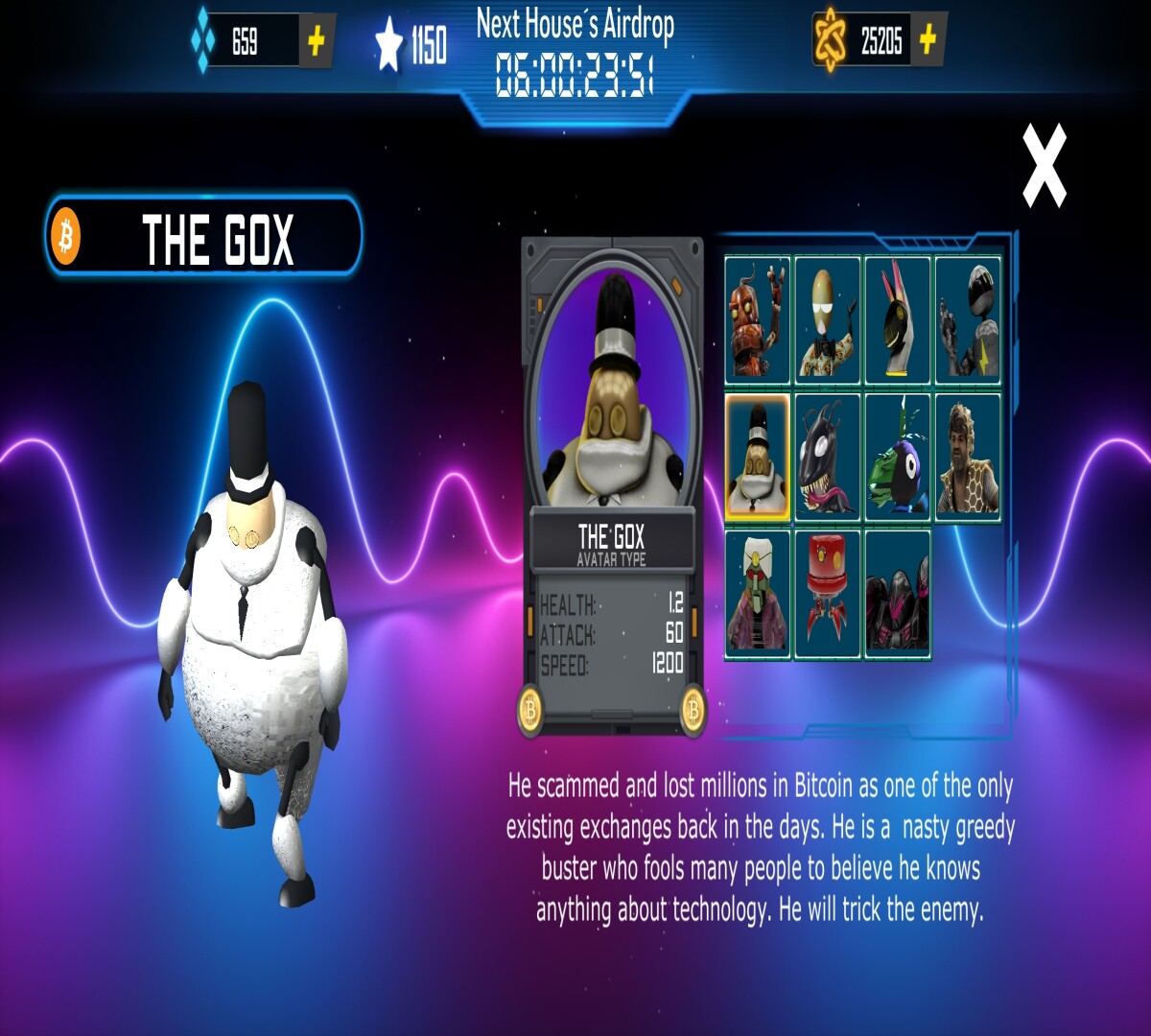 House of Crypto -  House Bitcoin Avatar - The Gox