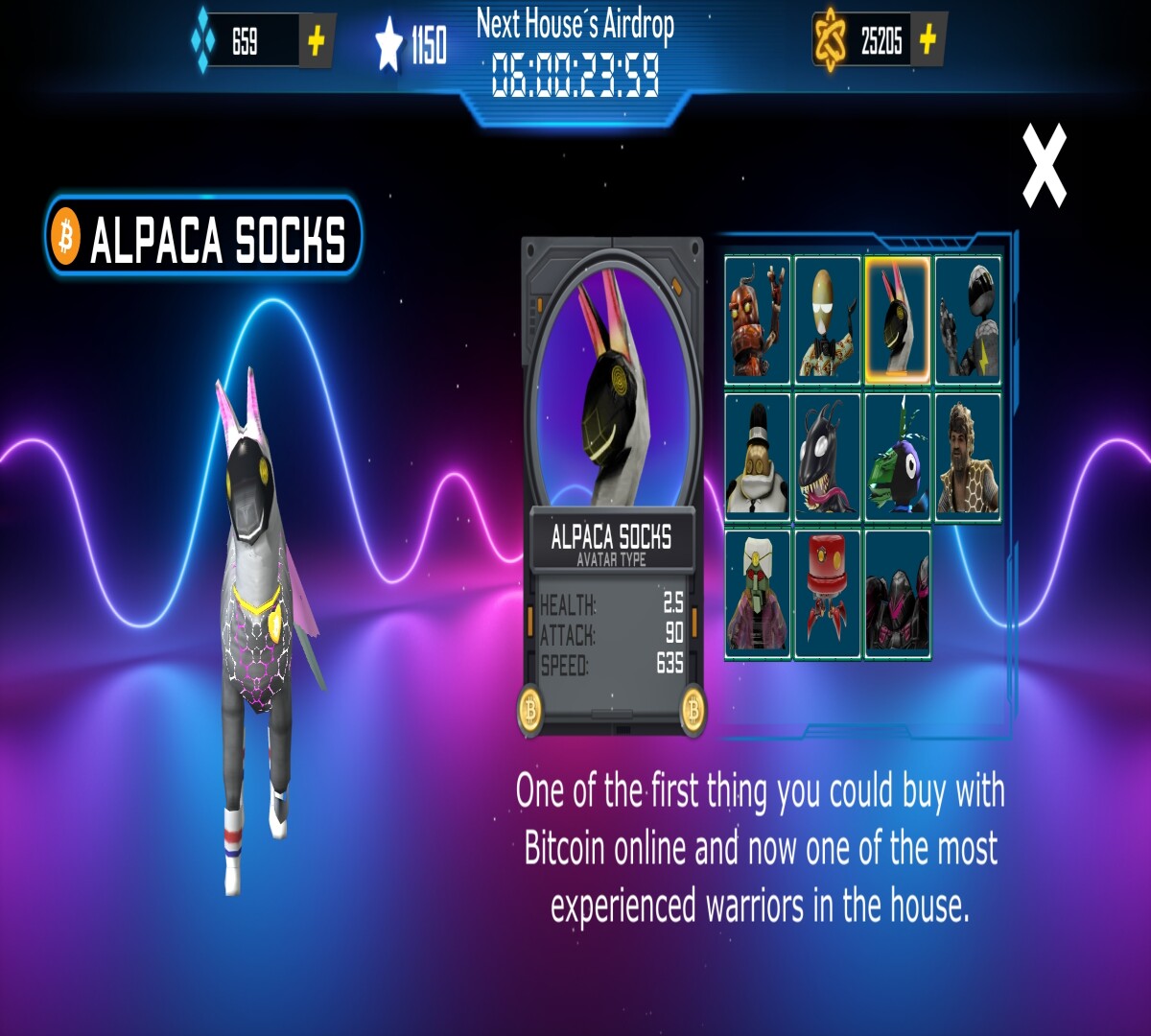 House of Crypto -  House Bitcoin Avatar - Alpaca Socks