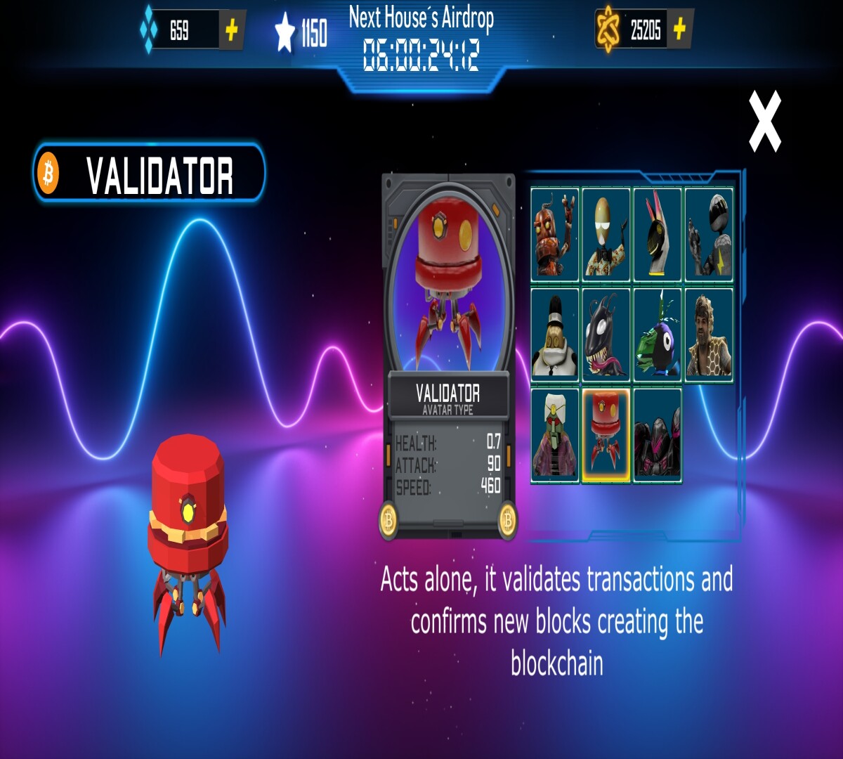 House of Crypto - Bitcoin avatars - Validator