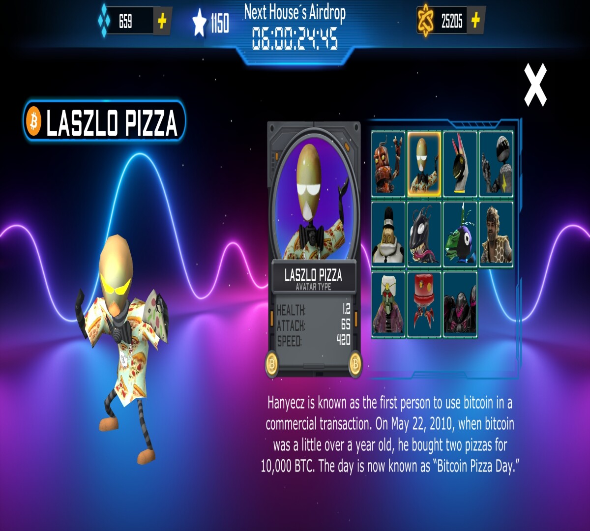 House of Crypto -  House Bitcoin Avatar - Laszlo Pizza