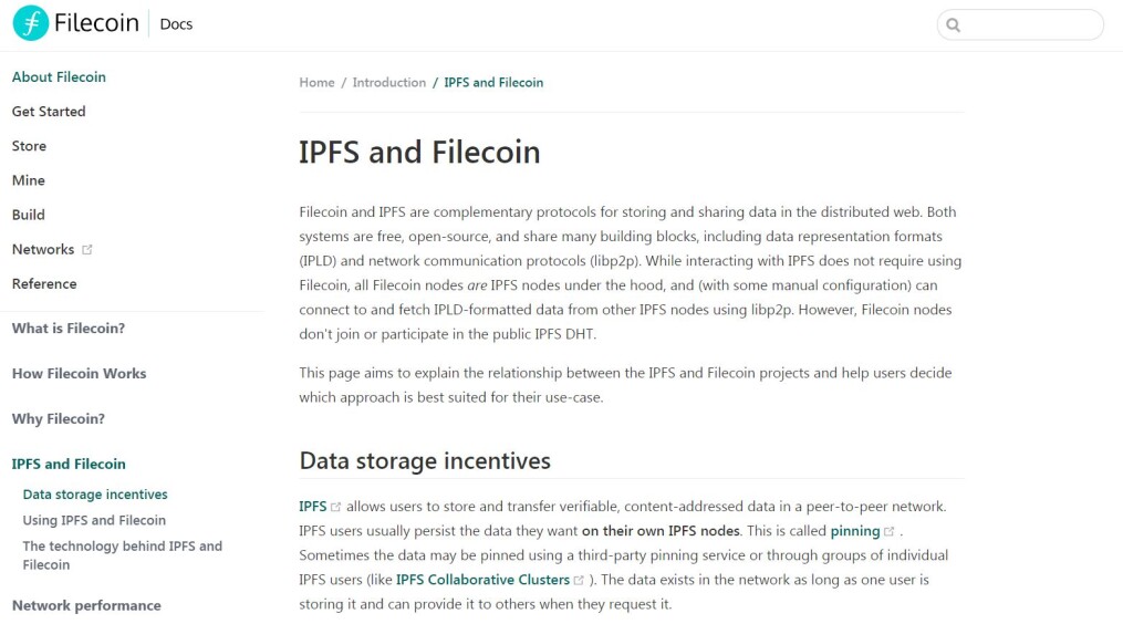 filecoin and IPFS