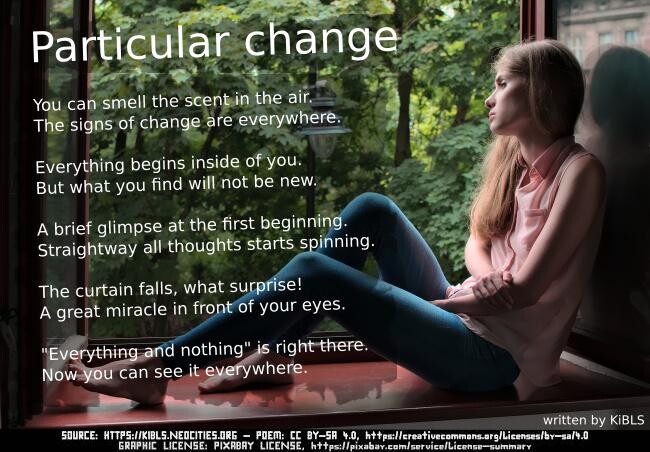 Particular change