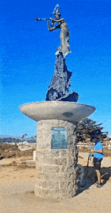 Mermaid Monument, Oxnard, California, USA