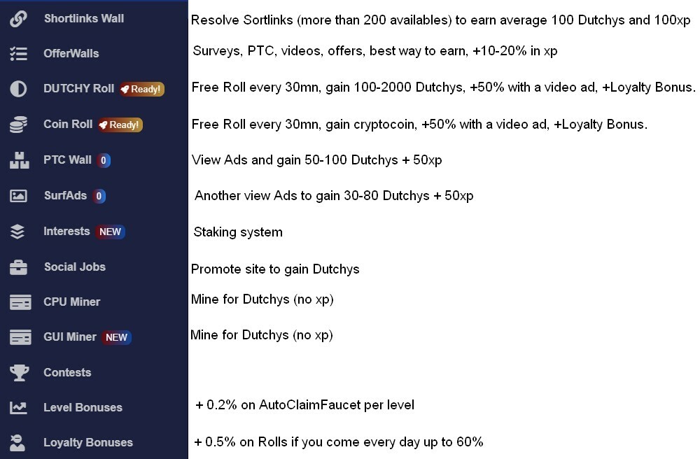 Earn Dutchys