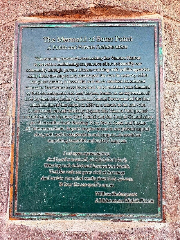Mermaid Monument, Oxnard, California, USA