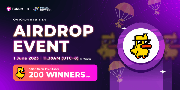 Torum and Meson Airdrop Event