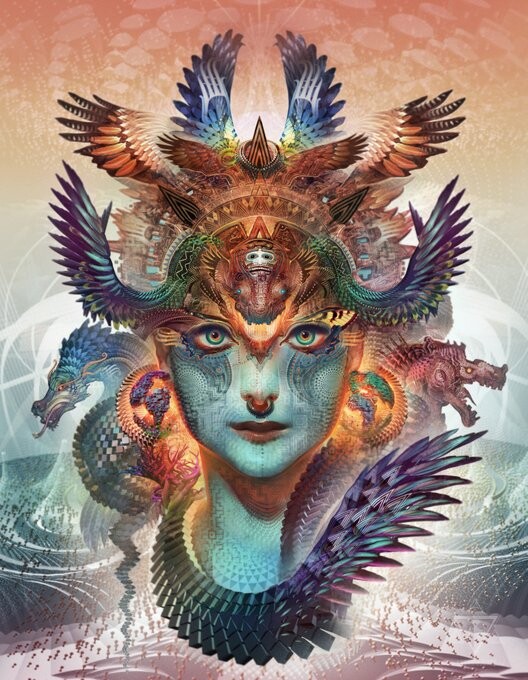 Dharma Dragon by Android Jones (2012)