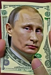 The New Russian Dollar Bill by Along Tusk