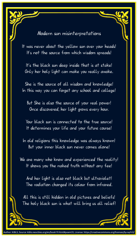 Modern sun misinterpretations