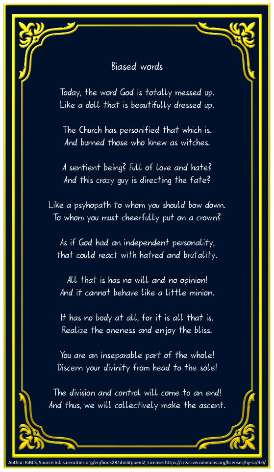 Biased words