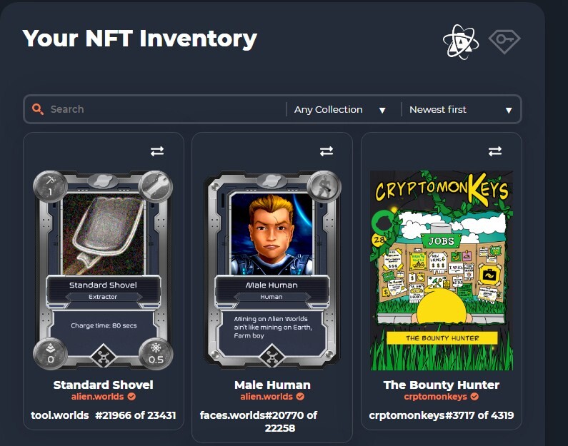 Free NFT from AlienWorld