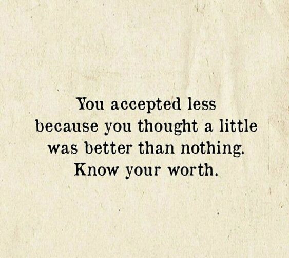 Know Your Worth