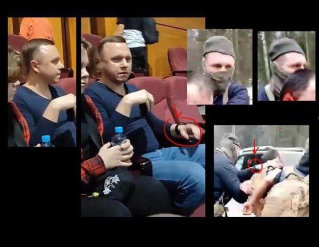 FSB officer who sat calmly in the hall during the shooting