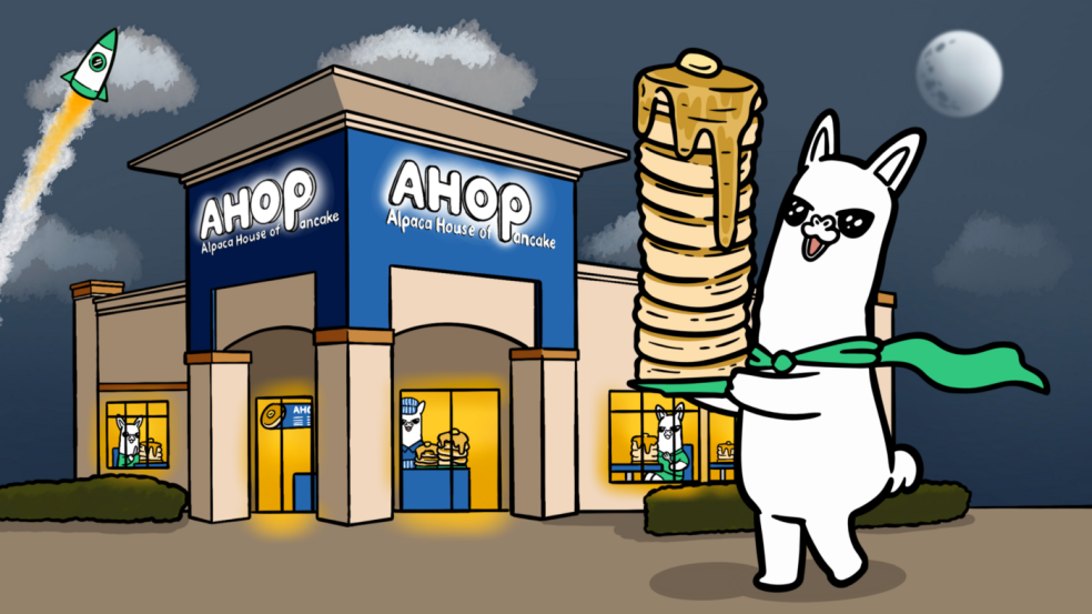 Alpaca cake tower