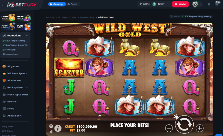 Betfury Slots Game
