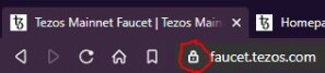 Tezos Foundation Faucet SSL Check