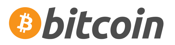 Bitcoin bhat symbol emblem and wordmark logo