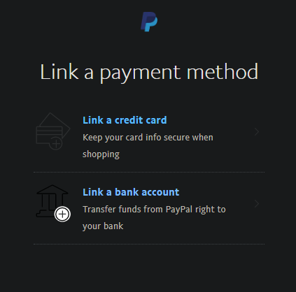 image of Paypal's payment method