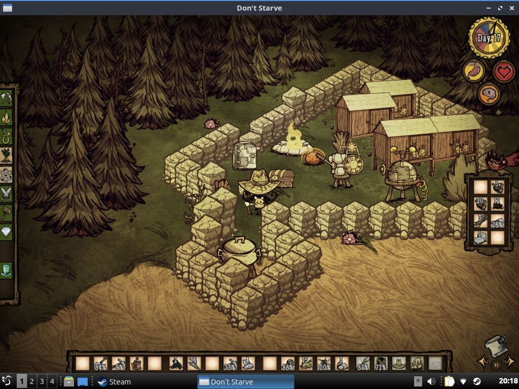 All Prepared for Winter (Screenshot taken on Day 17)
