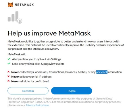 Privacy Metamask