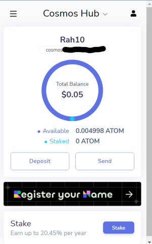Keplr Wallet Desktop Extension
