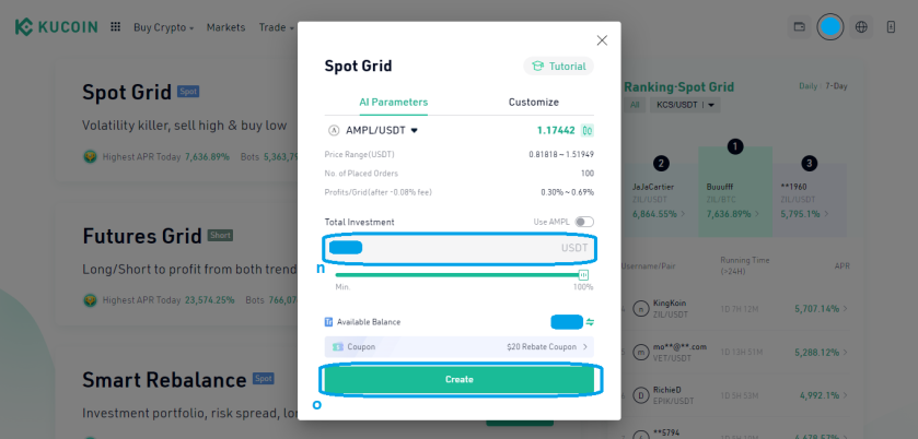 10. Input Amount to be invested