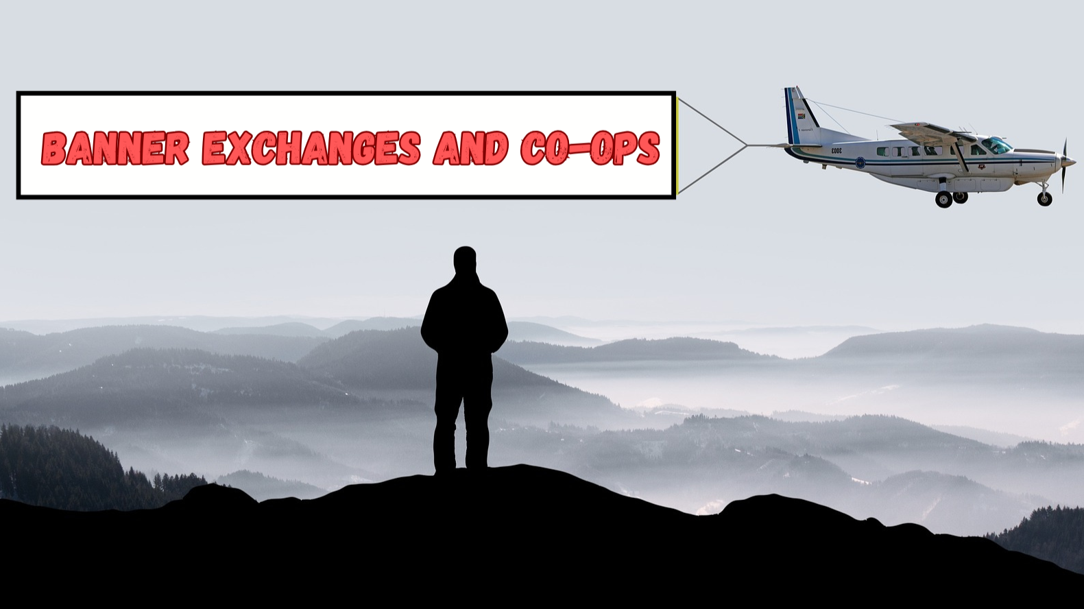 Plane Flying A Banner Advertisement