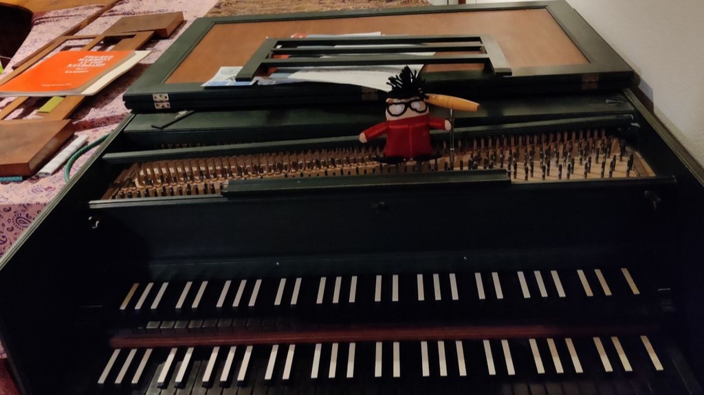 Excerpt from Chaconne in F (Fischer) Post Harpsichord Tuning Doodle 1