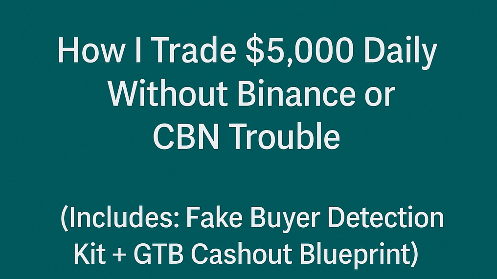 🚫 Crypto Is Being Banned Across Africa — But I Still Trade $5,000+ Daily..