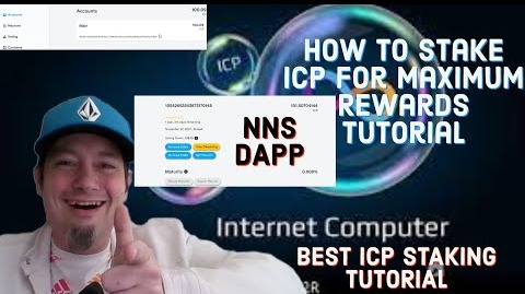 Icp Massive staking rewards tutorial