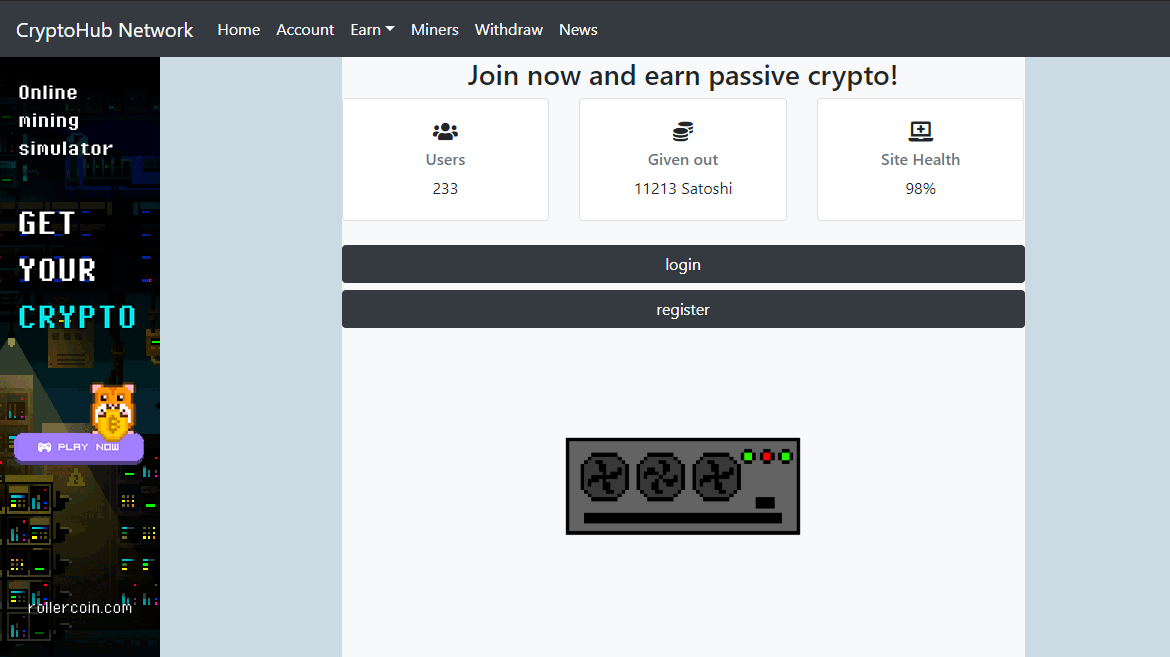 Cryptohubnetwork's home page
