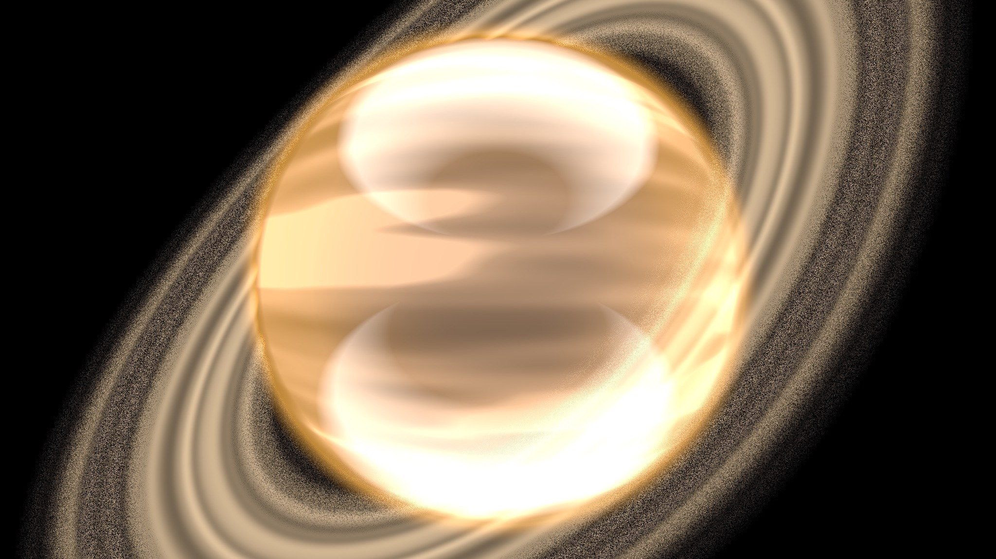 Texture icon of the planet Saturn. Procedurally generated with Unity ShaderGraph