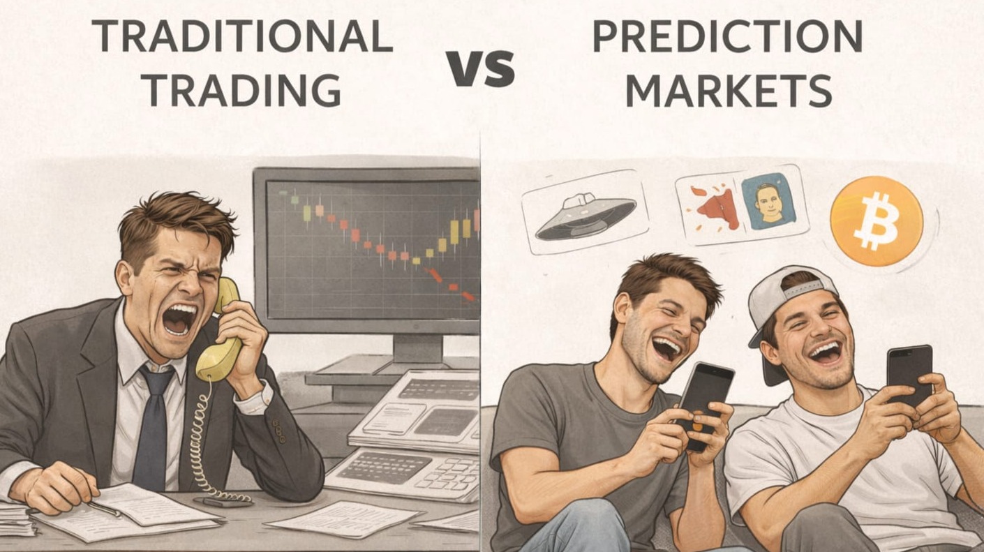 Traditional Trading vs Prediction Markets
