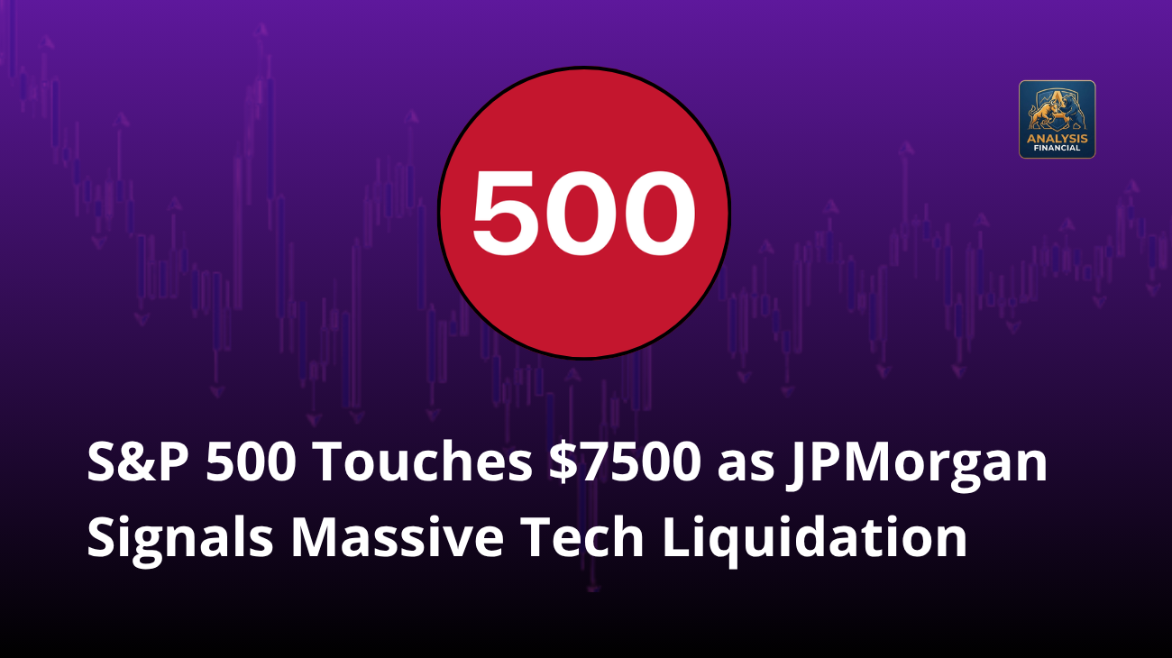 S&amp;P 500 hits $7500, but a $165B forced sell off is coming. Is the tech market about to crash?