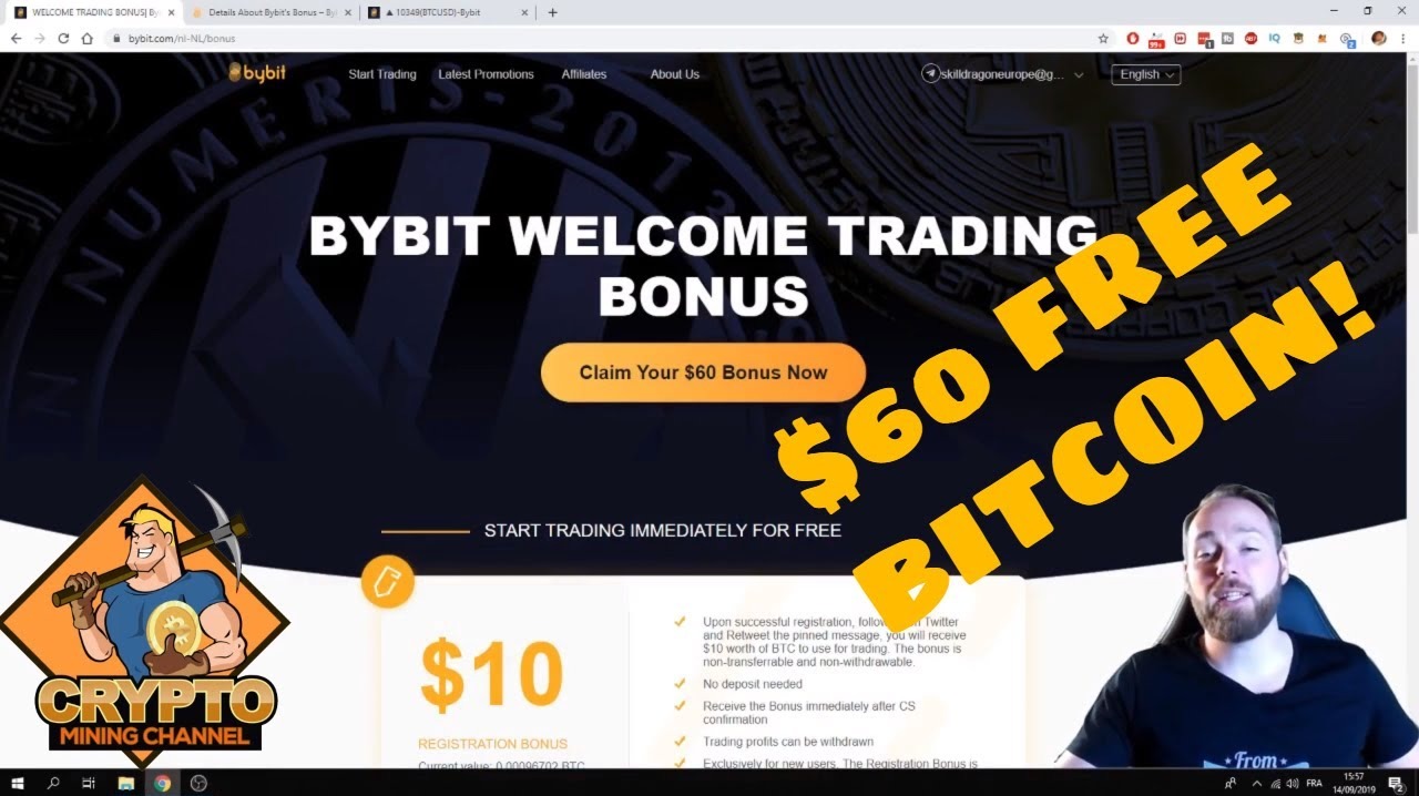 Bybit Trading Bonus: Get $60 FREE BITCOIN For Trading