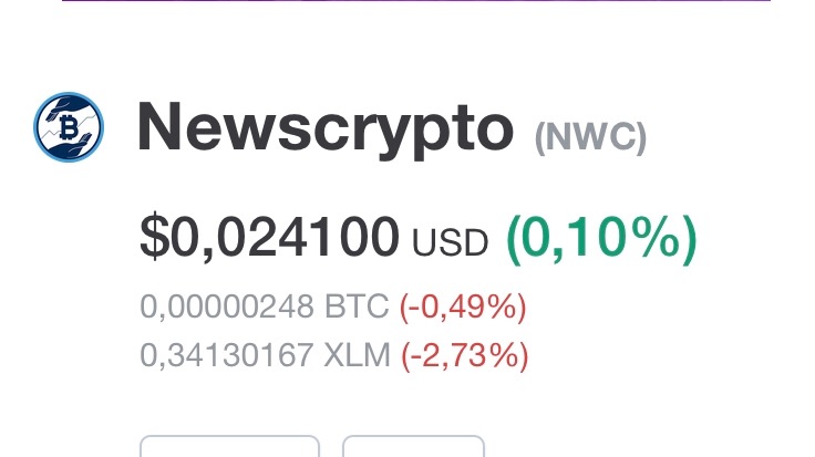NWC on Coinmarketcap